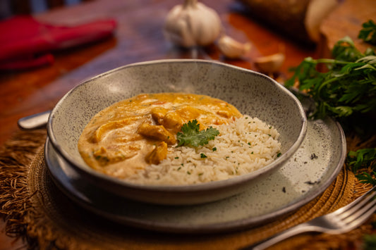 Bobó de Frango Cremoso c/ Arroz Branco