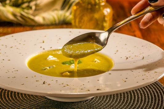 Sopa de Abobrinha c/ Gorgonzola